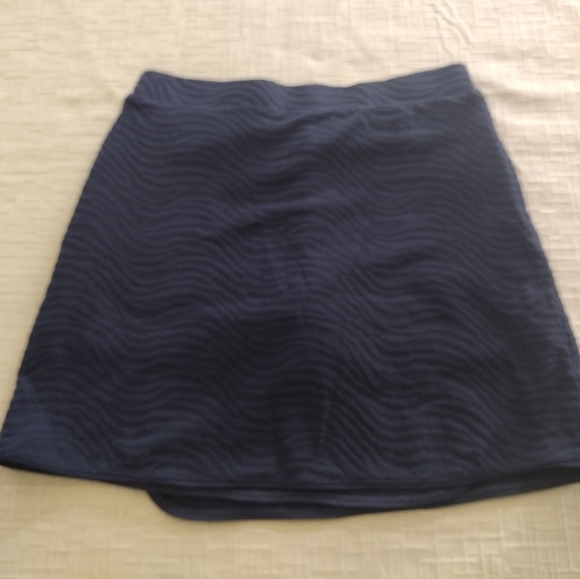 J. McLaughlin Womens Mini Skort Tennis Golf Navy Blue XS Zip Pockets EUC - Picture 3 of 9